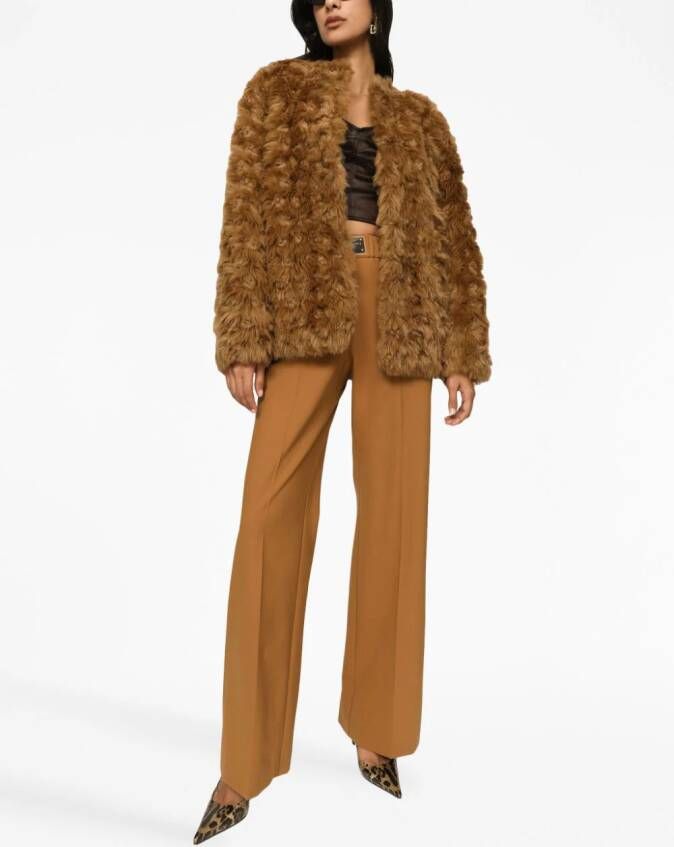 Dolce & Gabbana Straight pantalon Bruin