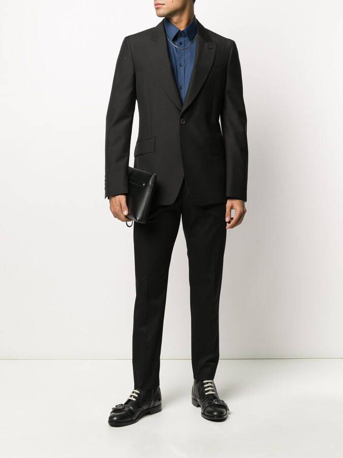 Dolce & Gabbana Pantalon van stretchkatoen Zwart