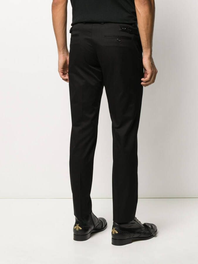 Dolce & Gabbana Pantalon van stretchkatoen Zwart