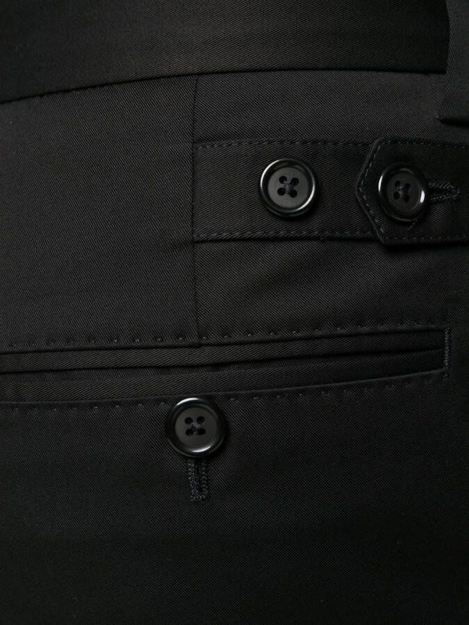 Dolce & Gabbana Pantalon van stretchkatoen Zwart