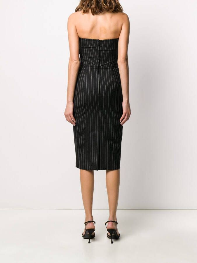 Dolce & Gabbana Strapless jurk Zwart