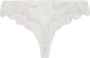 Dolce & Gabbana Satijnen string met kant Wit - Thumbnail 3