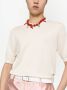 Dolce & Gabbana Zijden trui met korte mouwen en DG-logo Roze - Thumbnail 5