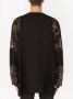Dolce & Gabbana T-shirt met kant detail en lange mouwen Zwart - Thumbnail 4