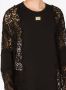Dolce & Gabbana T-shirt met kant detail en lange mouwen Zwart - Thumbnail 5
