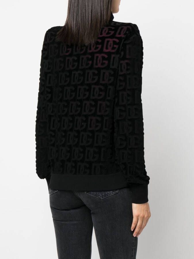 Dolce & Gabbana Sweater met logo Zwart