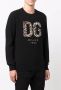 Dolce & Gabbana Sweater met logopatch Zwart - Thumbnail 3