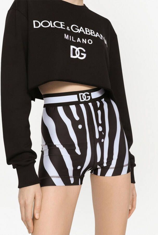 Dolce & Gabbana Sweater met logoprint Zwart