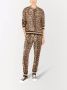 Dolce & Gabbana Jersey sweater met luipaardprint Bruin - Thumbnail 2