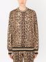 Dolce & Gabbana Jersey sweater met luipaardprint Bruin - Thumbnail 3