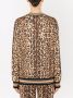 Dolce & Gabbana Jersey sweater met luipaardprint Bruin - Thumbnail 4