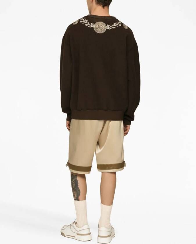 Dolce & Gabbana Sweater met print Bruin