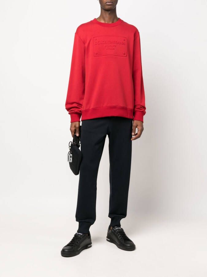 Dolce & Gabbana Sweater met ronde hals Rood