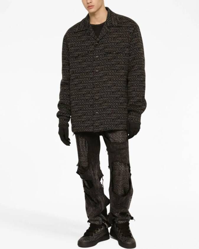 Dolce & Gabbana Sweater met ronde hals Zwart