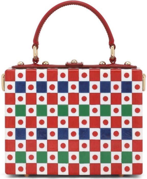 Dolce & Gabbana Dolce Box Carretto shopper met print Rood