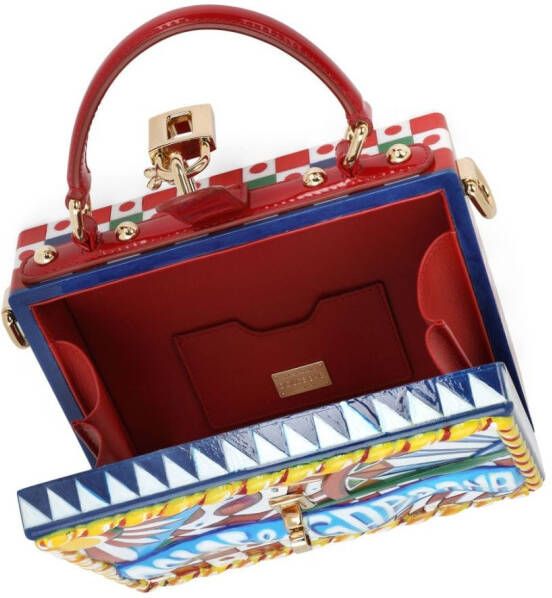 Dolce & Gabbana Dolce Box Carretto shopper met print Rood