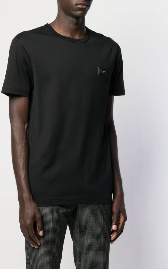 Dolce & Gabbana T-shirt in relaxte-fit Zwart