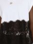Dolce & Gabbana T-shirt met kant met DG-logo Wit - Thumbnail 5