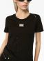 Dolce & Gabbana T-shirt met gerafeld effect Zwart - Thumbnail 5