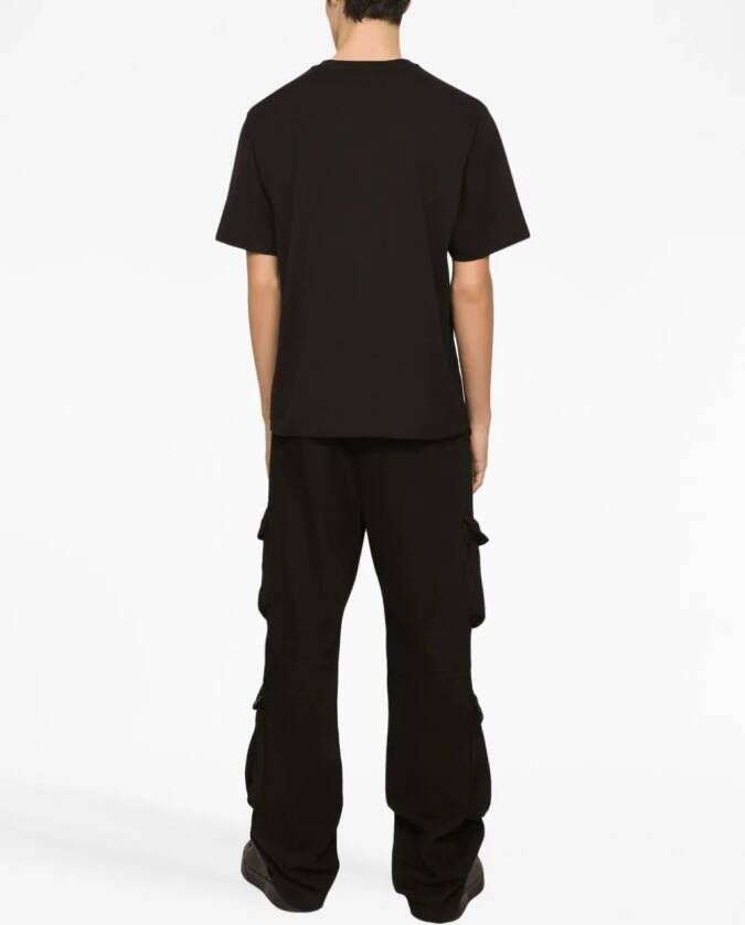 Dolce & Gabbana T-shirt met grafische print Zwart