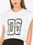 Dolce & Gabbana Cropped T-shirt met logoprint Wit - Thumbnail 5
