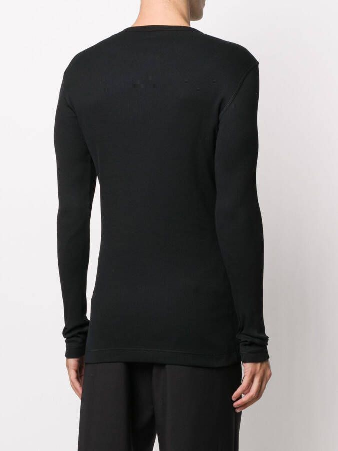 Dolce & Gabbana T-shirt met lange mouwen Zwart