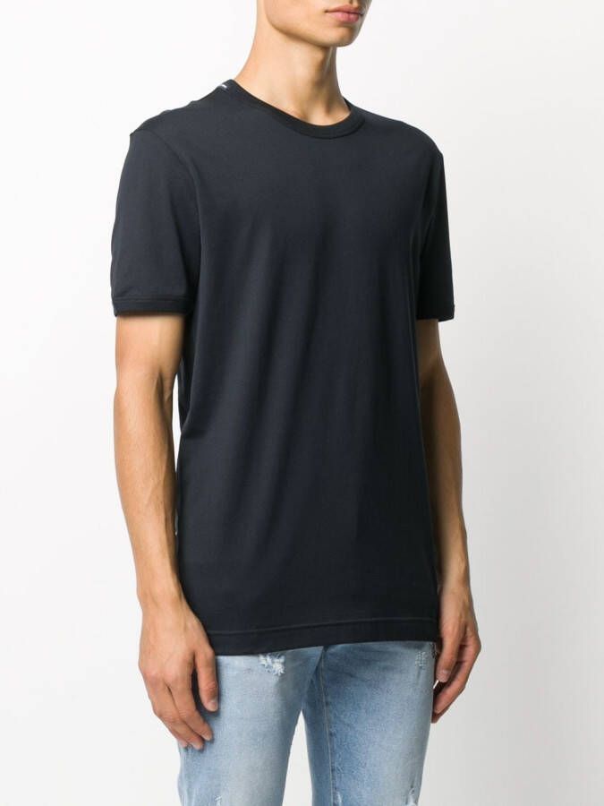 Dolce & Gabbana T-shirt met logo Blauw
