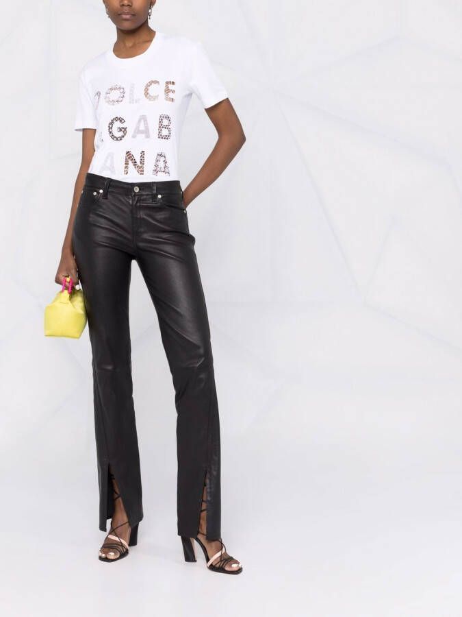 Dolce & Gabbana T-shirt met logo Wit