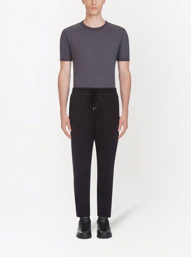 Dolce & Gabbana T-shirt met logopatch Grijs