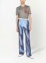 Dolce & Gabbana Zijden T-shirt met patch Grijs - Thumbnail 3