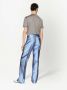 Dolce & Gabbana Zijden T-shirt met patch Grijs - Thumbnail 4