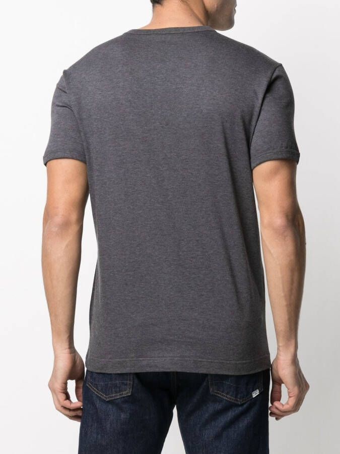 Dolce & Gabbana T-shirt met logopatch Grijs