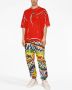 Dolce & Gabbana T-shirt met logoplakkaat Rood - Thumbnail 3