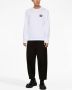 Dolce & Gabbana T-shirt met lange mouwen en logo label Wit - Thumbnail 2