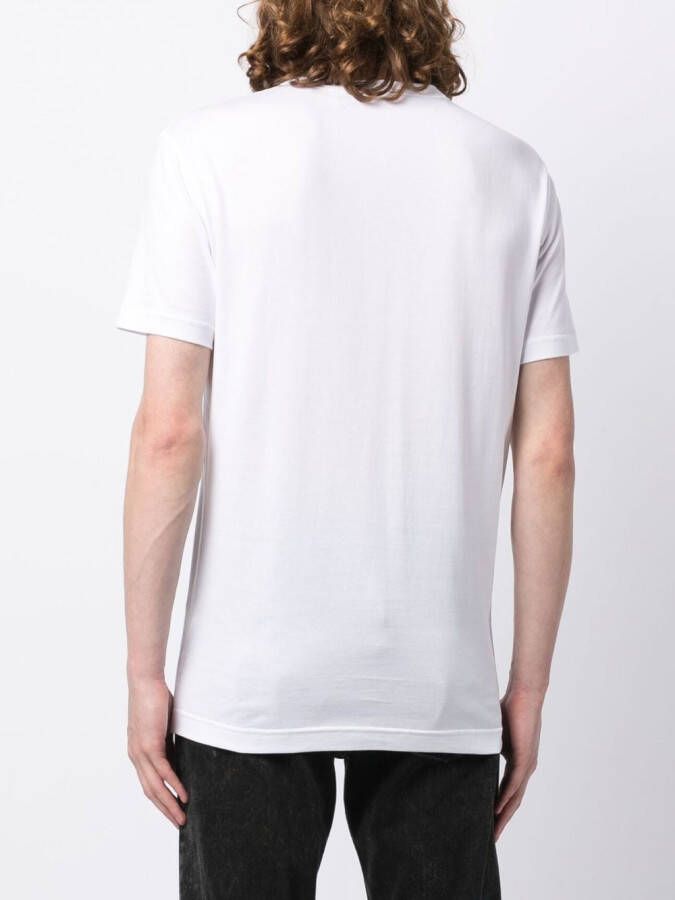 Dolce & Gabbana T-shirt met logoplakkaat Wit
