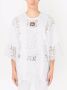Dolce & Gabbana T-shirt met veterdetail Wit - Thumbnail 3