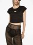 Dolce & Gabbana T-shirt met logoplakkaat Zwart - Thumbnail 5