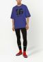 Dolce & Gabbana T-shirt met logoprint Blauw - Thumbnail 3