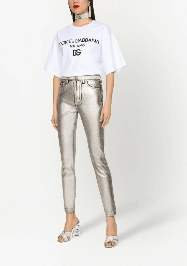 Dolce & Gabbana T-shirt met logo Wit