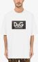 Dolce & Gabbana T-shirt met logoprint Wit - Thumbnail 3