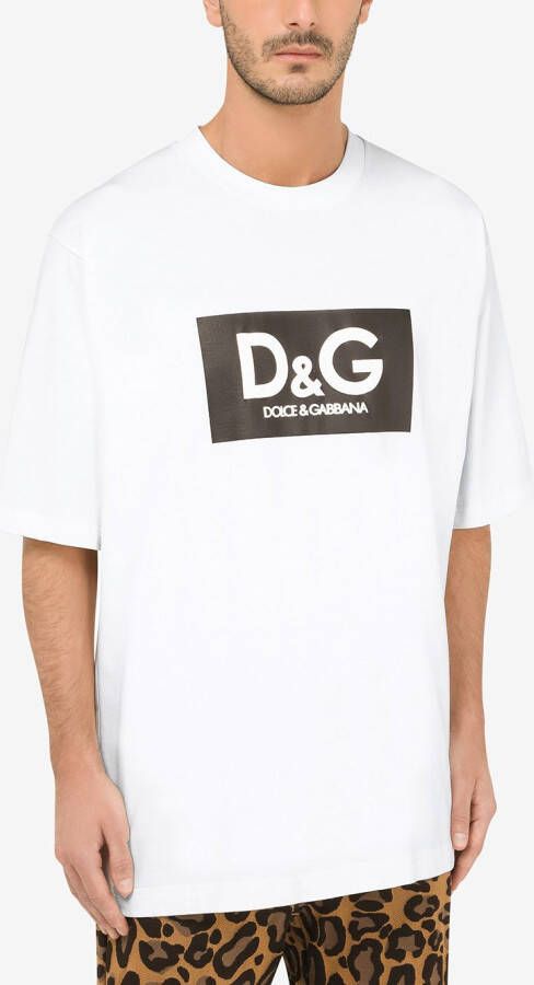 Dolce & Gabbana T-shirt met logoprint Wit