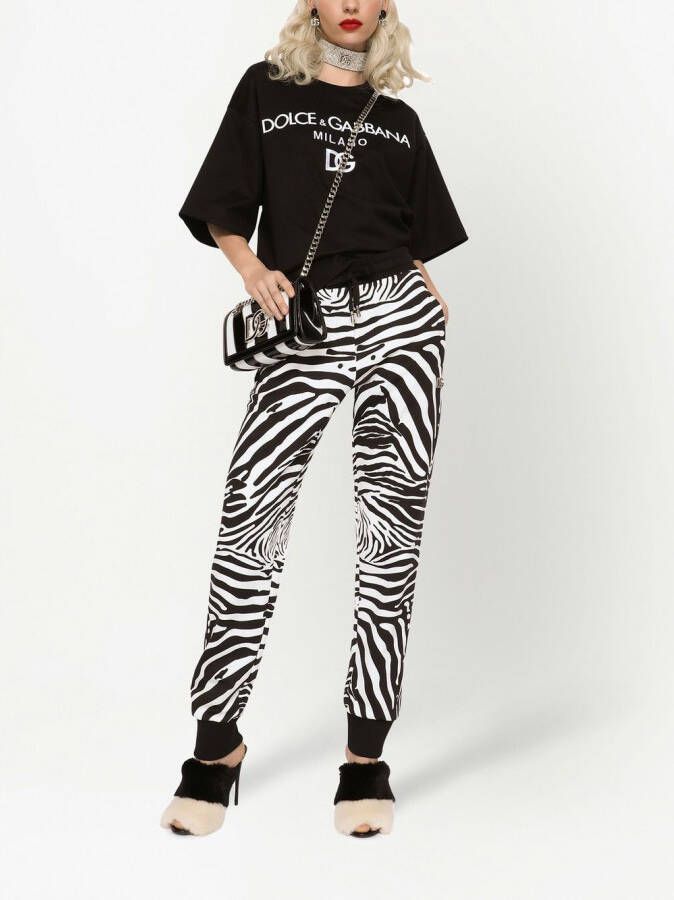 Dolce & Gabbana T-shirt met logo Zwart