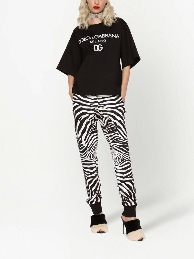 Dolce & Gabbana T-shirt met logo Zwart