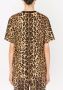 Dolce & Gabbana T-shirt met luipaardprint Bruin - Thumbnail 4