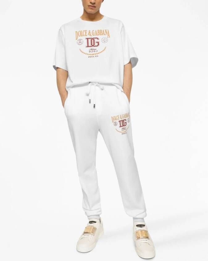 Dolce & Gabbana T-shirt met print Wit