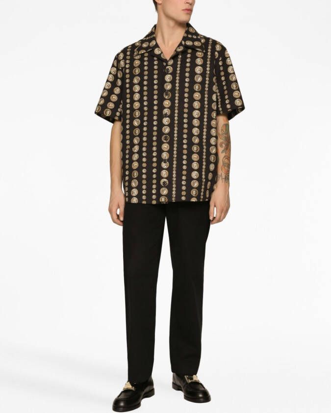 Dolce & Gabbana T-shirt met print Zwart