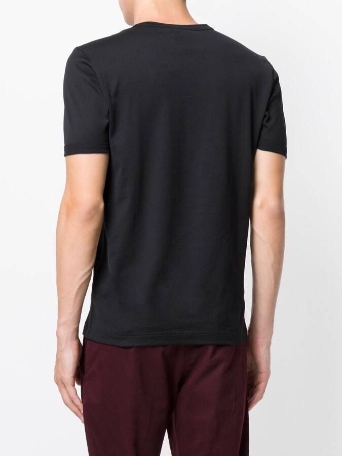 Dolce & Gabbana t-shirt met v-hals Zwart