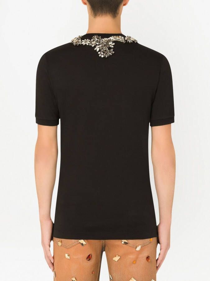 Dolce & Gabbana T-shirt met logo Zwart