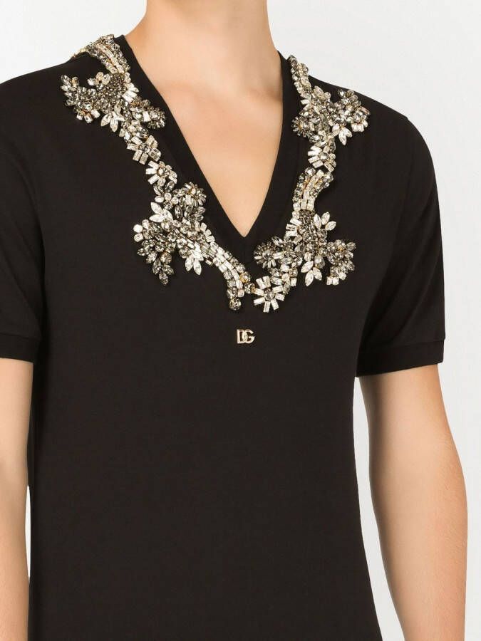 Dolce & Gabbana T-shirt met logo Zwart
