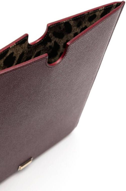 Dolce & Gabbana Tablet hoesje met logoplakkaat Rood